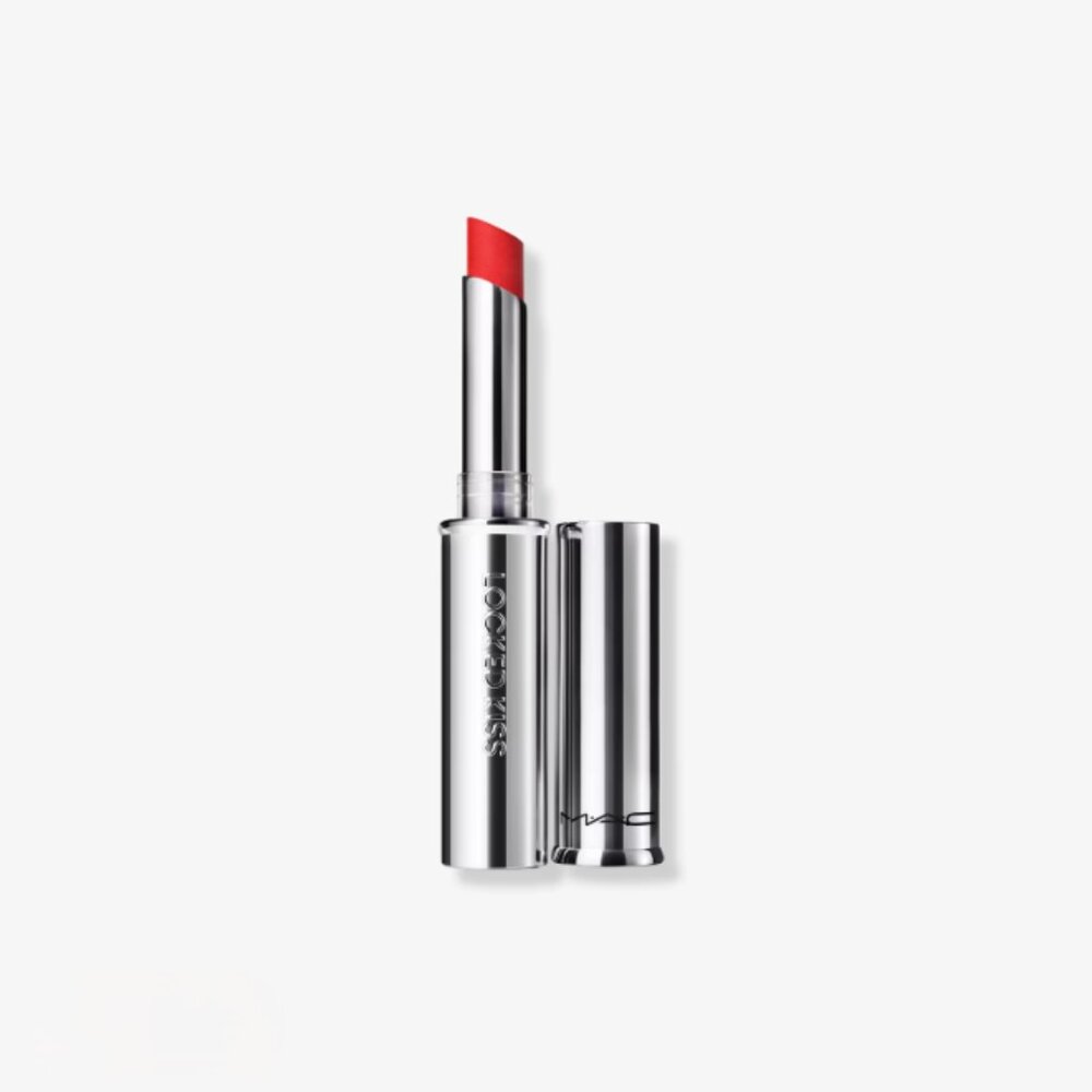 MAC Locked Kiss 24HR Lipstick GUTSY Red Full Size New in Box